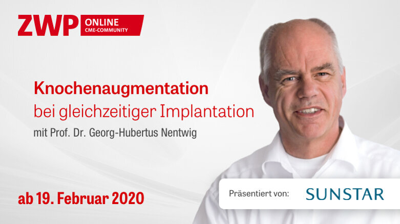 Sunstar OP: Knochenaugmentation bei gleichzeitiger Implantation