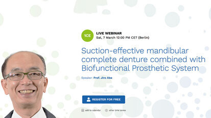 Free webinar highlights new technique in denture fabrication Free webinar highlights new technique in denture fabrication
