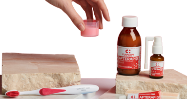 Rychlá úleva od vředů, lézí a boláků s přípravkem Curasept Afterapid