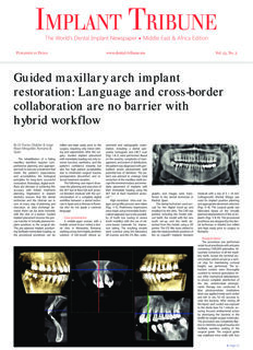 Implant Tribune Middle East & Africa No. 2, 2023