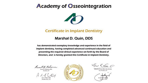 AO offers a new certificate in implant dentistry