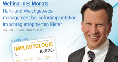 Live-Webinar zu Sofortimplantation im schräg atrophierten Kiefer