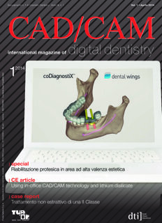 CAD/CAM Italy No. 1, 2014 CAD/CAM Italy No. 1, 2014