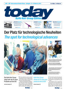 Corporate today IDS 2015 KaVo Kerr Group Supplement 14 March Corporate today IDS 2015 KaVo Kerr Group Supplement 14 March