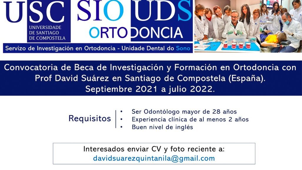 Beca de Ortodoncia con el maestro Suárez Quintanilla