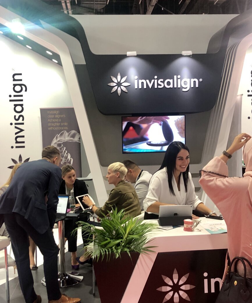 Invisalign booth at AEEDC Dubai 2019 (Photograph: DTI)