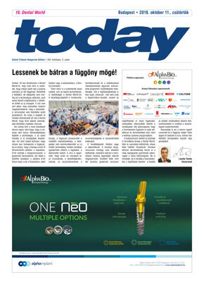 today Dental World Budapest Oct.11, 2018