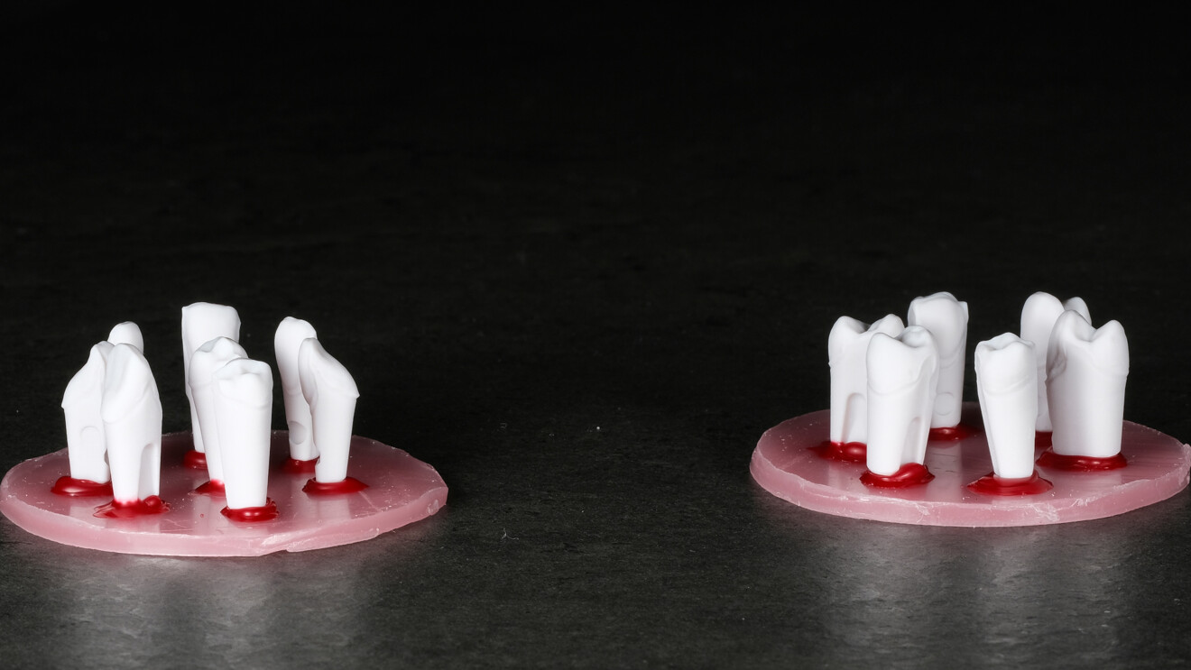 Fig. 9: Duplication of the printed dies using refractory material.