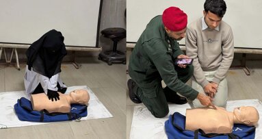 BLS training workshop conducted at de’Mont College Lahore