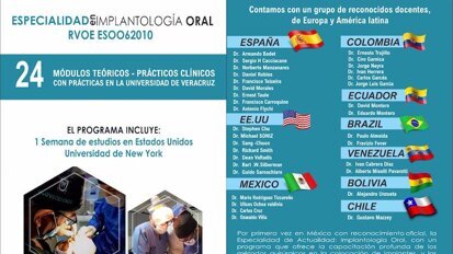 Especialización en Implantología Oral