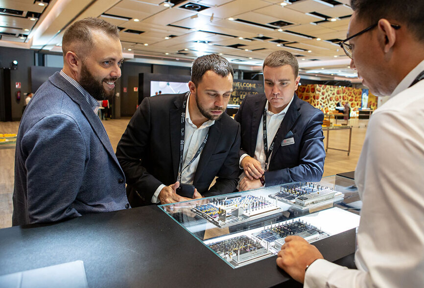 The whole range of Nobel Biocare's products and solutions was on display in the exhibition area. (Photograph: Nobel Biocare)