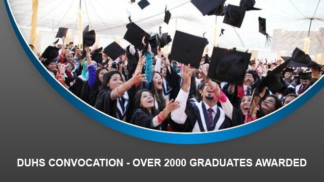 DUHS Convocation – Over 2000 graduates awarded degrees