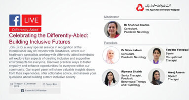 AKUH to celebrate International Day of Persons with Disabilities with inclusive online session
