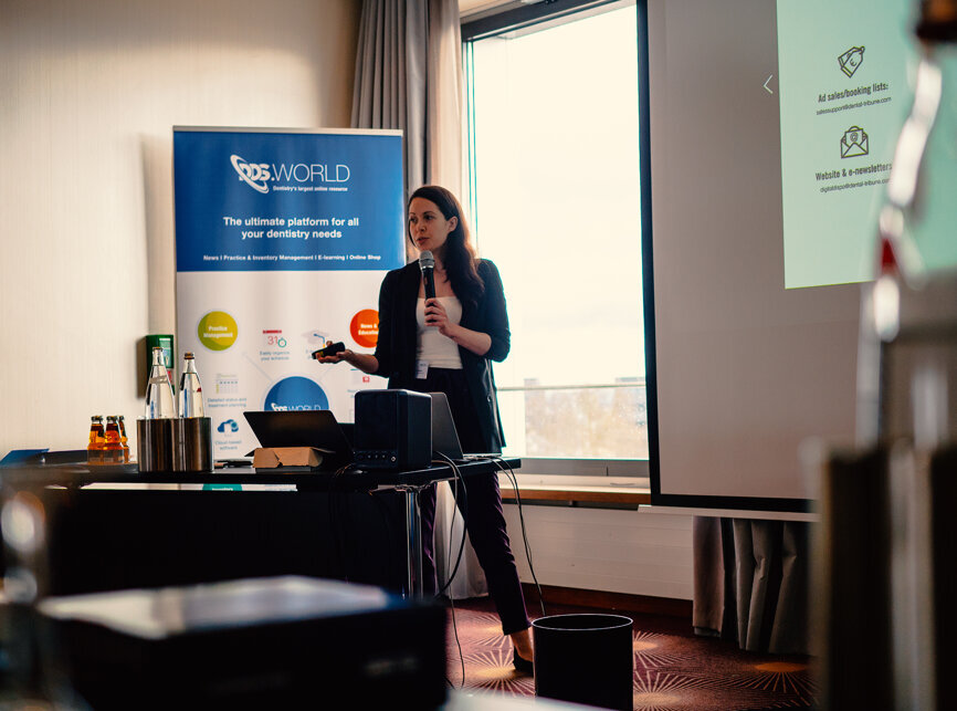 Alyson Buchenau, Business Development and Marketing Manager, provided information for the licence partners. (Photograph: Tom Carvalho, DTI)