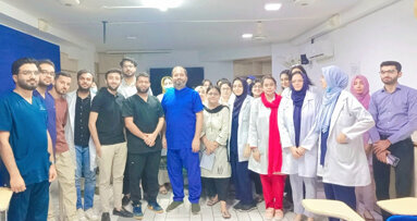 Hands-on dental surveying workshop organized at AIDM in collaboration with PADS