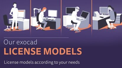 exocad – License Models: flexible, simple, customized