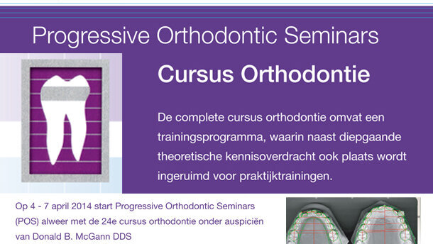 24e cursus orthodontie van Progressive Orthodontics Seminars