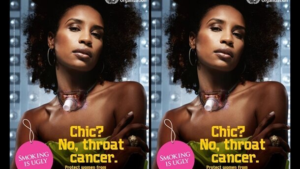 Raucherinnen thematisiert