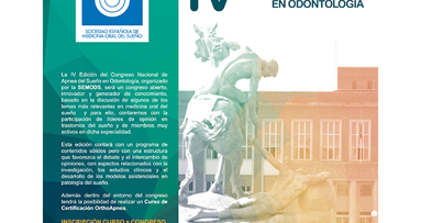 OrthoApnea patrocina el IV Congreso de Apnea del Sueño en Odontología
