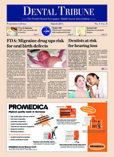 DT Middle East and Africa No. 3, 2011