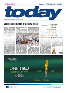 today Dental World Budapest Oct.11, 2018 today Dental World Budapest Oct.11, 2018