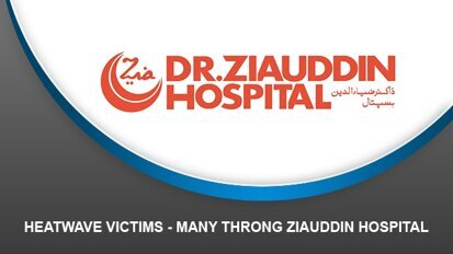 Heatwave Victims – Many throng Ziauddin Hospital