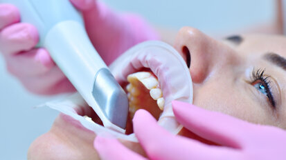 “Patients always respond favourably to visual information, especially when it involves their mouth!”