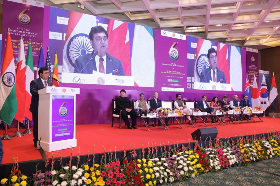 Dr. Mahesh Verma at the opening ceremony of the 6th Global AAID & 12th WCOI Conference-2024