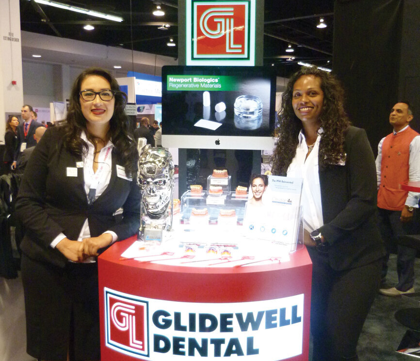 Jessica Stevenson and Vanessa Sanchez of Glidewell.