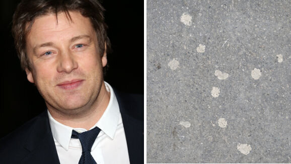 Jamie Oliver calls for ban on chewing gum in public