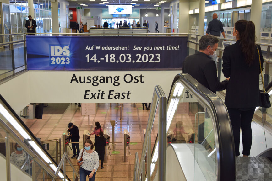 Time to say goodbye. IDS will be welcoming visitors once more in March 2023. (Image: Dental Tribune International) 