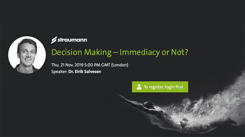 Webinar examines immediate treatment protocols and their outcomes