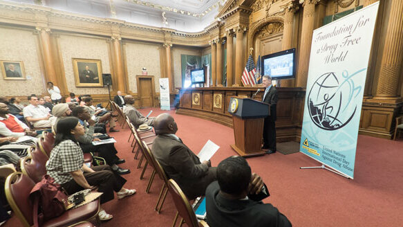 Dentist leads fights against pandemic drug abuse