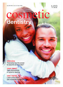 cosmetic dentistry No. 1, 2022