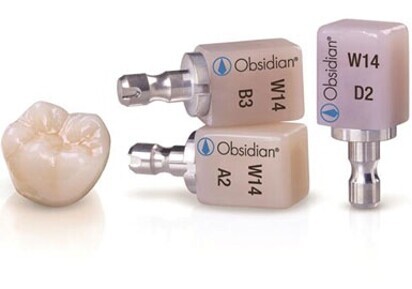 Obsidian lithium silicate ceramic