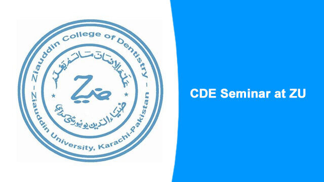 CDE Seminar at ZU