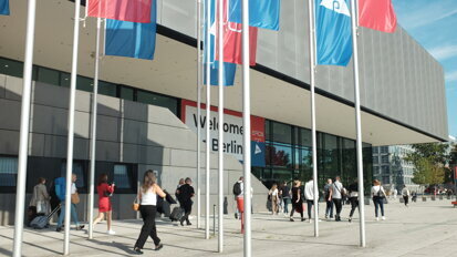 The EAO—DGI joint meeting is being held at CityCube Berlin. (All images: Dental Tribune International)