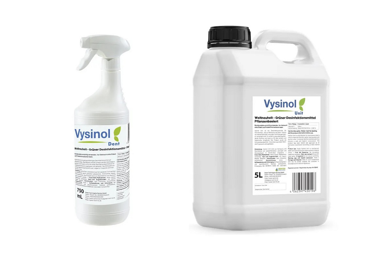 Vysinolânew alcohol-free disinfectant for dental practices