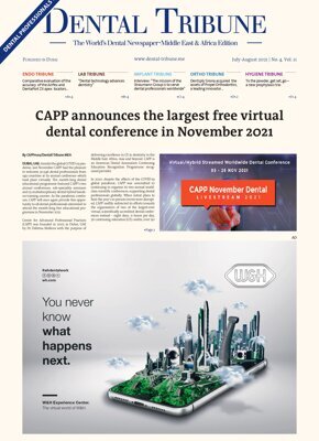 Dental Tribune Middle East & Africa No. 4, 2021 Dental Tribune Middle East & Africa No. 4, 2021