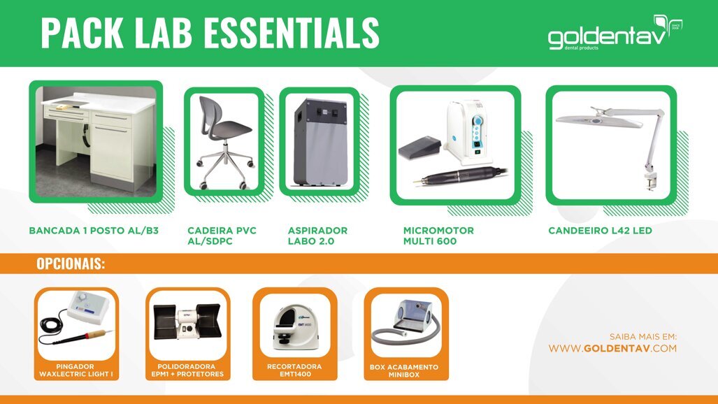 Goldentav apresenta Pack Lab Essentials