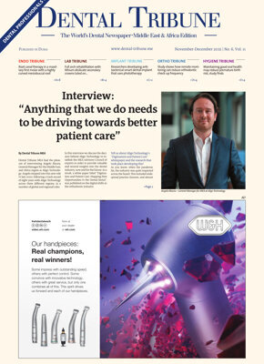 Dental Tribune Middle East & Africa No. 6, 2021 Dental Tribune Middle East & Africa No. 6, 2021