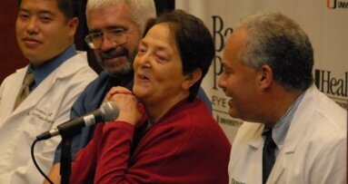 Implanted eyetooth helps blind patient to see again