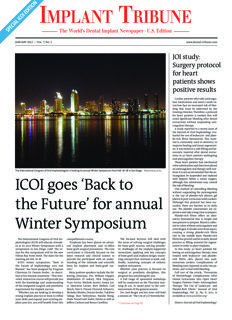 Implant Tribune U.S. No. 1, 2012