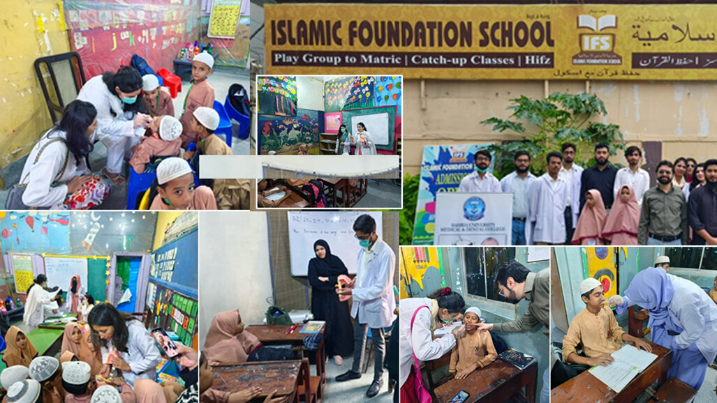 BUDC team conducts oral checkup of schoolchildren