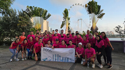 The social run at the iconic Gardens by the Bay offered a relaxed atmosphere, enabling delegates to network, share insights and foster valuable professional connections.