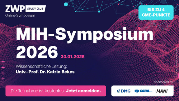 Neue Online-Symposium-Reihe des ZWP Study Clubs: Auftakt mit MIH
