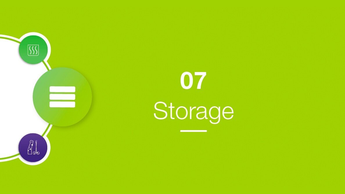 Guía para desinfectar instrumentos: El almacenamiento (7)