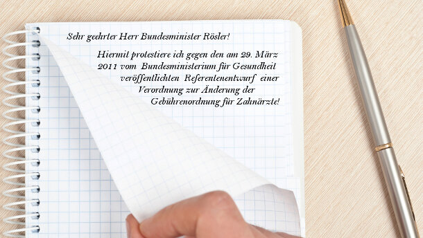 Zahnärzte protestieren gegen GOZ-Novellierung