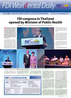 World Dental Daily Bangkok 2015, 23 September World Dental Daily Bangkok 2015, 23 September