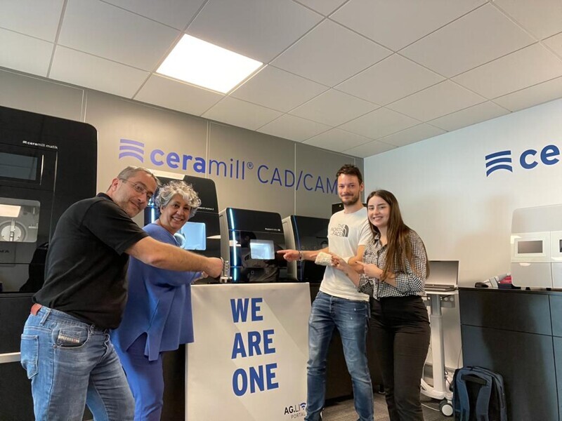 Formation Ceramill Match 2 et usinage : laboratoire Chabanier : Patricia Chabanier , Victore  